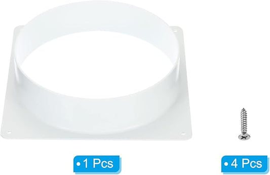 8" Duct Connector Flange w/ Screws